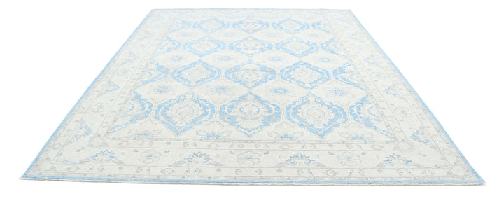 Hand Knotted Fine Serenity Wool Rug 9' 2" x 11' 4" - No. AT36450
