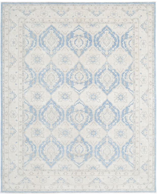 Hand Knotted Fine Serenity Wool Rug 9' 2" x 11' 4" - No. AT36450