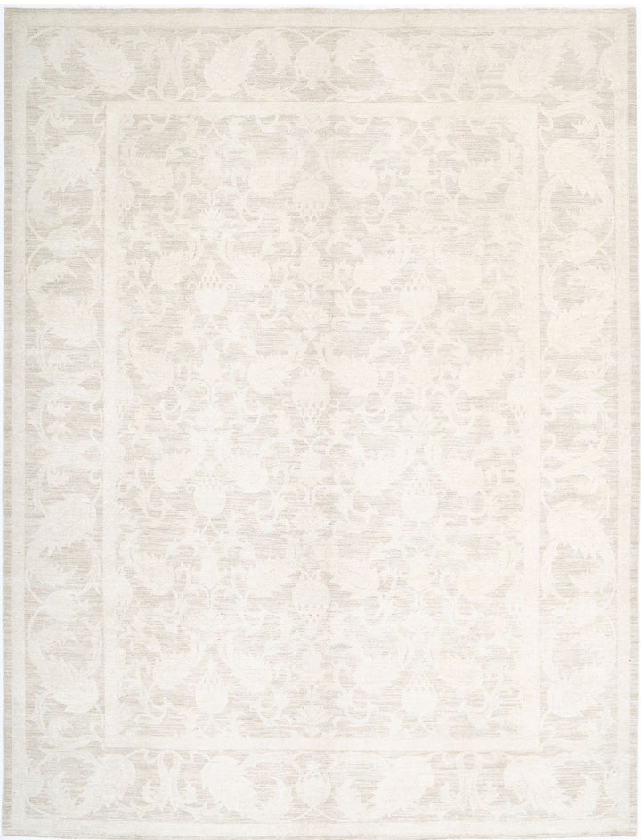 Hand Knotted Fine Serenity Wool Rug 9' 0" x 11' 8" - No. AT81546