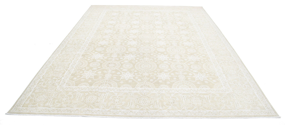 Hand Knotted Fine Serenity Wool Rug 8' 11" x 12' 0" - No. AT98507