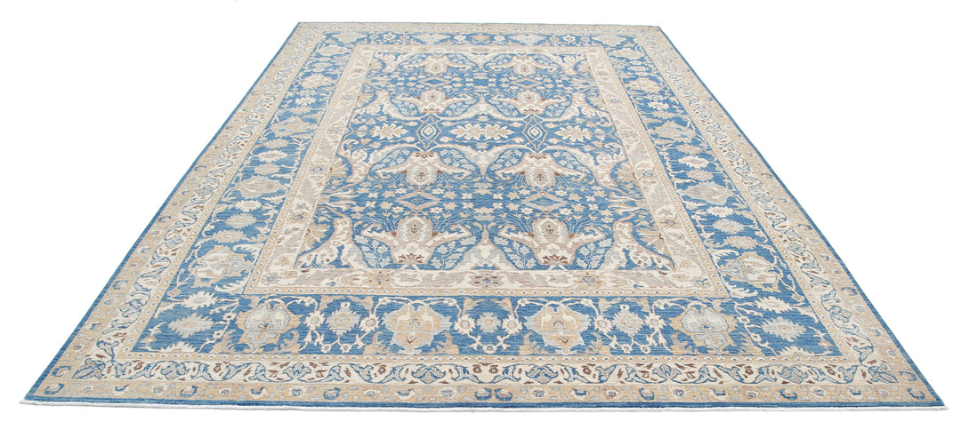Hand Knotted Fine Serenity Wool Rug 8' 6" x 11' 11" - No. AT43042