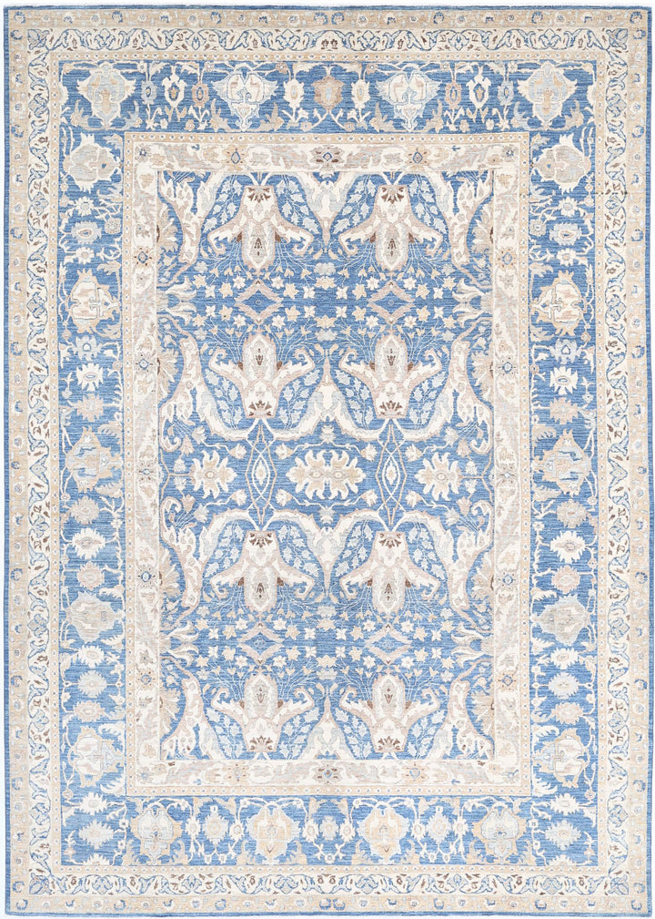 Hand Knotted Fine Serenity Wool Rug 8' 6" x 11' 11" - No. AT43042