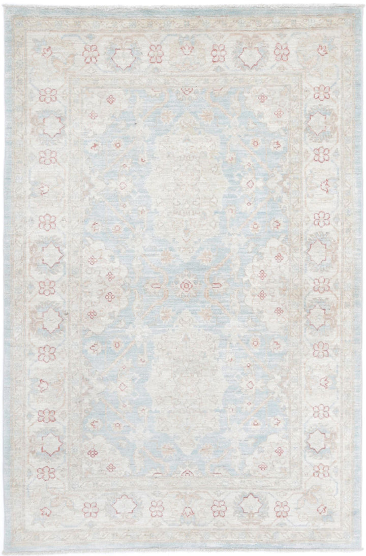 Hand Knotted Fine Serenity Wool Rug 3' 2" x 4' 9" - No. AT66978