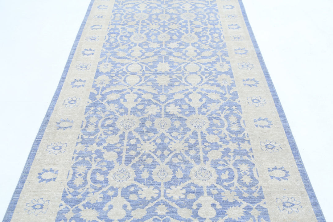 Hand Knotted Fine Serenity Wool Rug 4' 0" x 11' 1" - No. AT96351
