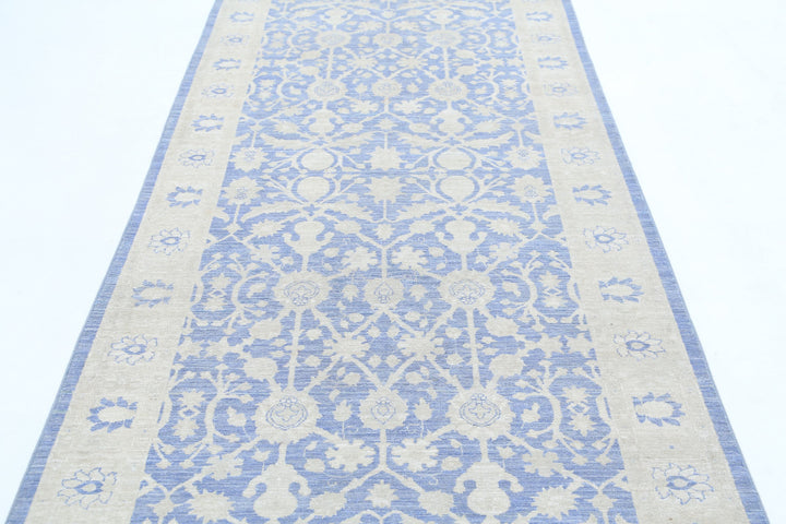 Hand Knotted Fine Serenity Wool Rug 4' 0" x 11' 1" - No. AT96351