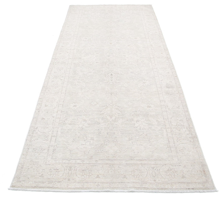 Hand Knotted Fine Serenity Wool Rug 3' 9" x 9' 7" - No. AT35165
