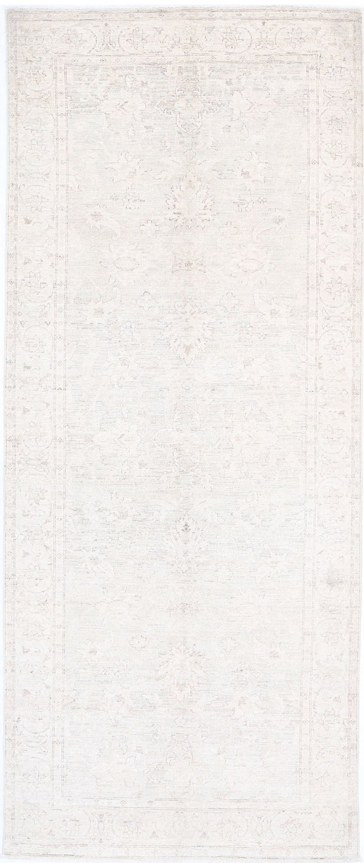 Hand Knotted Fine Serenity Wool Rug 3' 9" x 9' 7" - No. AT35165