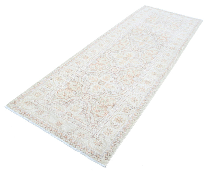 Hand Knotted Fine Serenity Wool Rug 3' 3" x 9' 2" - No. AT74727