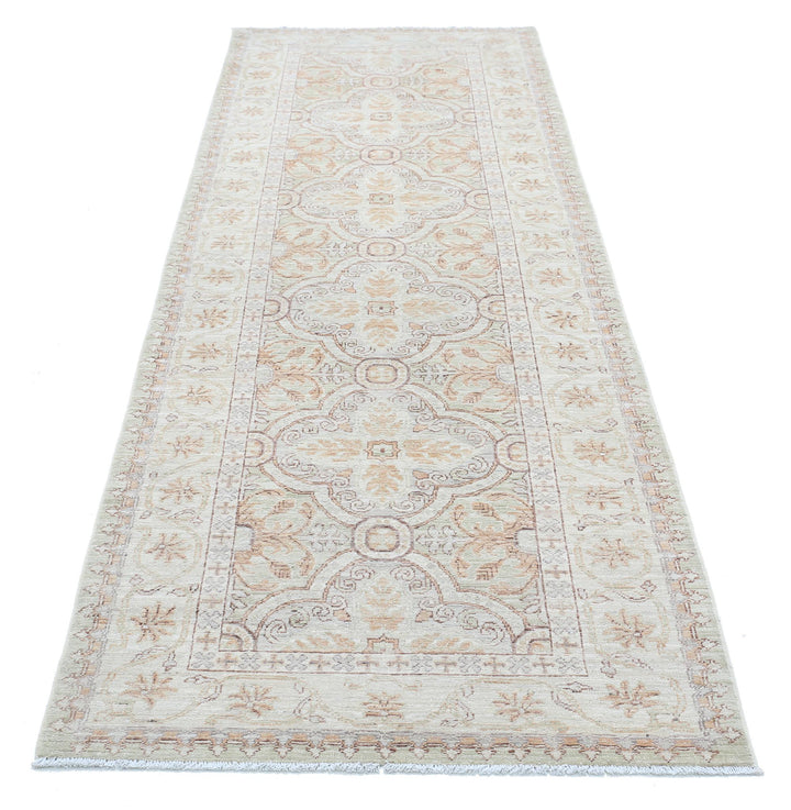 Hand Knotted Fine Serenity Wool Rug 3' 3" x 9' 2" - No. AT74727