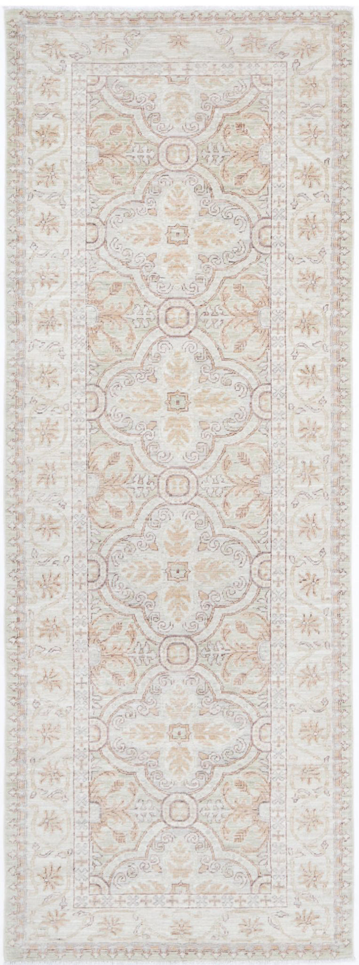 Hand Knotted Fine Serenity Wool Rug 3' 3" x 9' 2" - No. AT74727