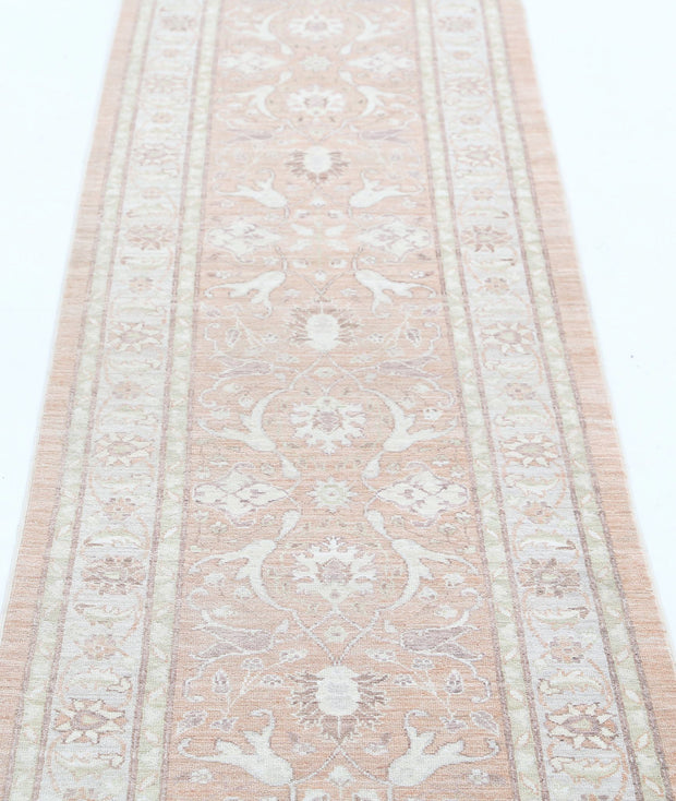 Hand Knotted Fine Serenity Wool Rug 2' 4" x 9' 8" - No. AT27535