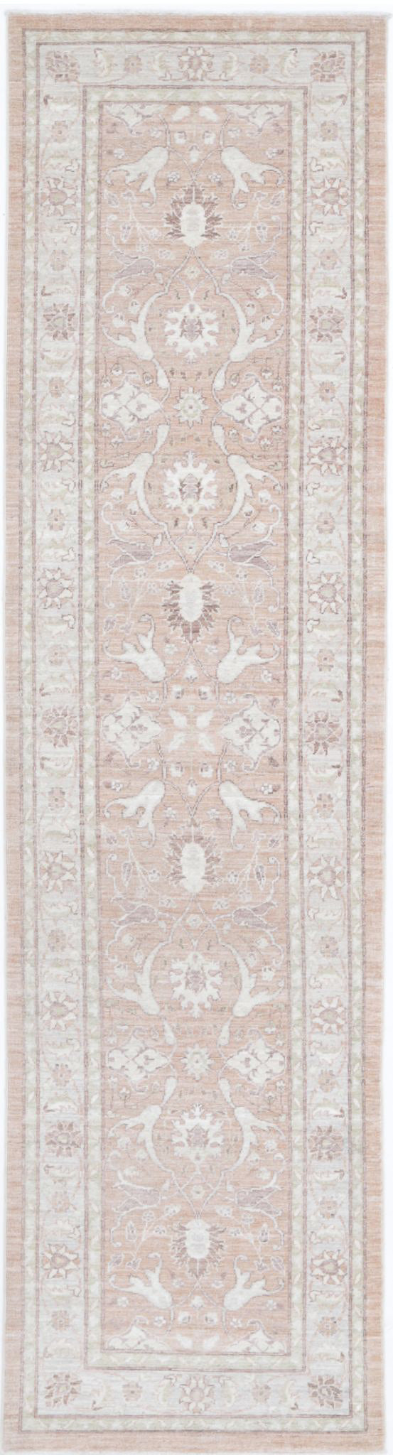 Hand Knotted Fine Serenity Wool Rug 2' 4" x 9' 8" - No. AT27535