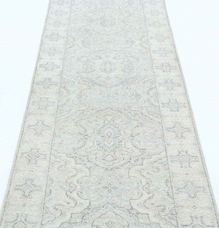 Hand Knotted Fine Serenity Wool Rug 2' 6" x 9' 6" - No. AT90827