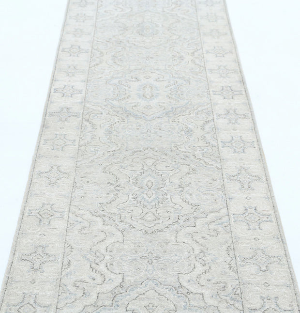 Hand Knotted Fine Serenity Wool Rug 2' 6" x 9' 6" - No. AT90827