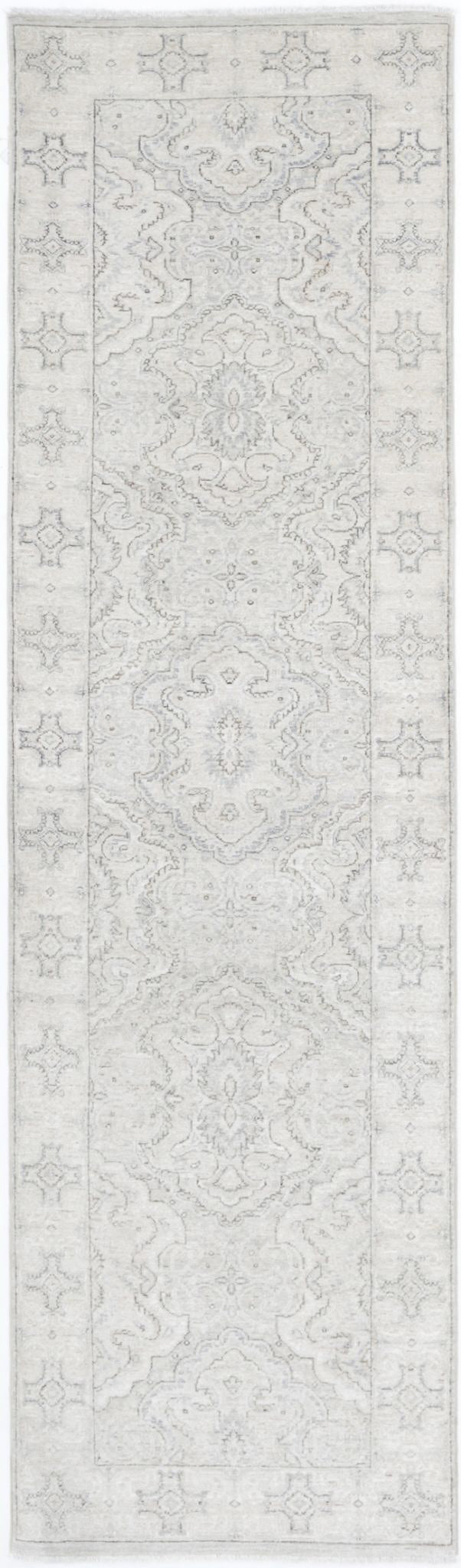 Hand Knotted Fine Serenity Wool Rug 2' 6" x 9' 6" - No. AT90827