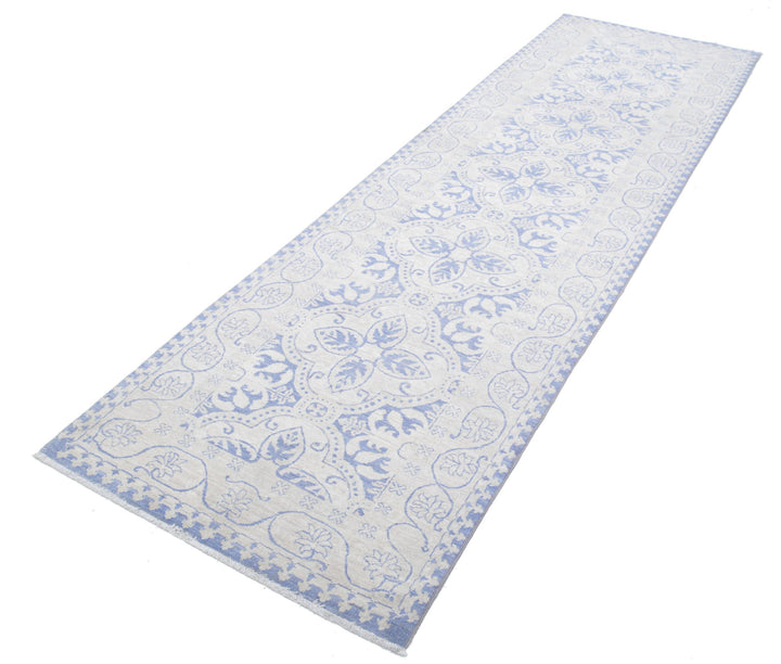 Hand Knotted Fine Serenity Wool Rug 2' 11" x 10' 2" - No. AT95839