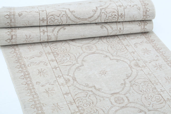 Hand Knotted Fine Serenity Wool Rug 2' 10" x 10' 10" - No. AT78203