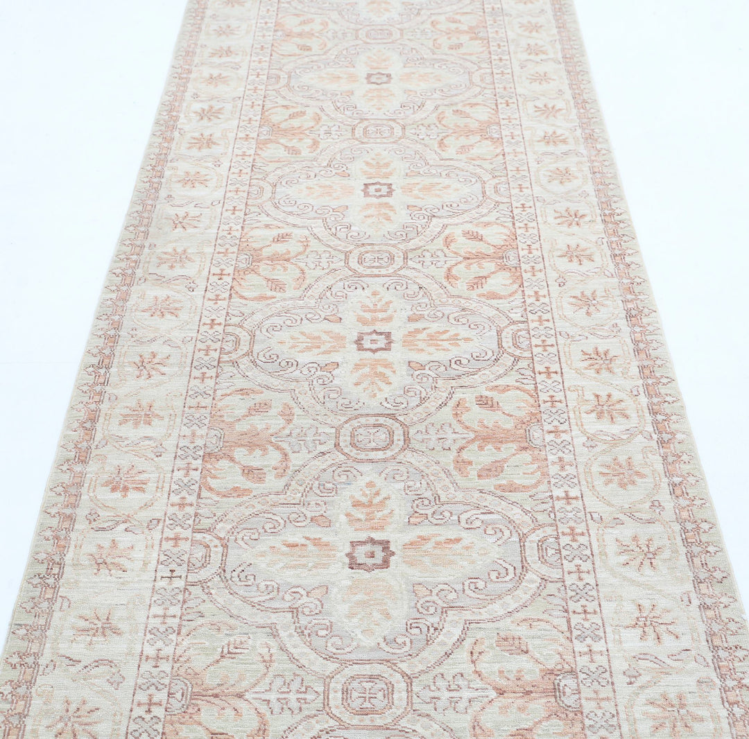 Hand Knotted Fine Serenity Wool Rug 3' 0" x 9' 2" - No. AT65245