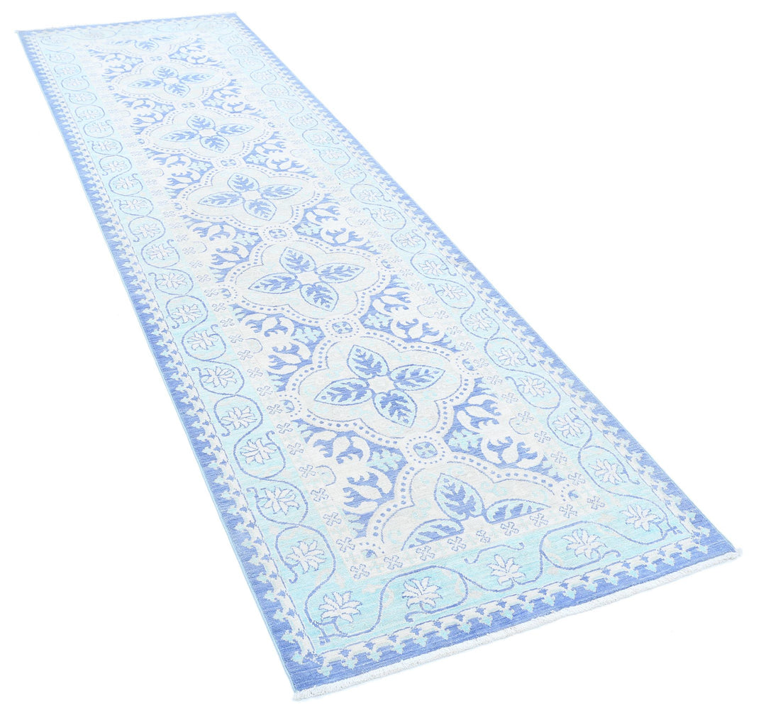 Hand Knotted Fine Serenity Wool Rug 3' 0" x 9' 11" - No. AT47120