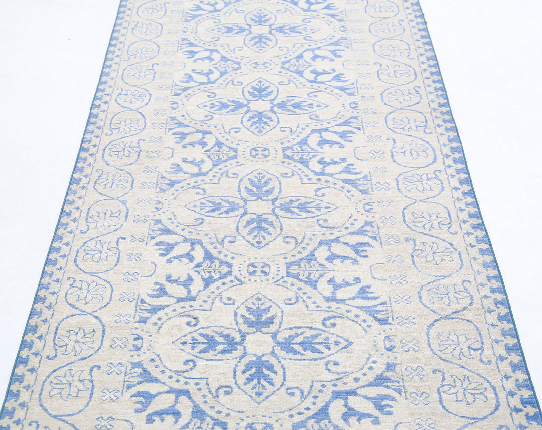 Hand Knotted Fine Serenity Wool Rug 3' 1" x 10' 2" - No. AT66159