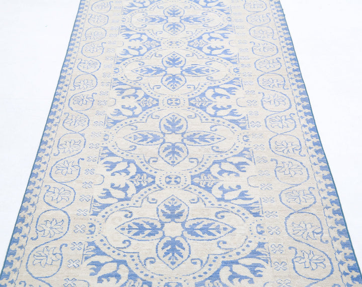 Hand Knotted Fine Serenity Wool Rug 3' 1" x 10' 2" - No. AT66159