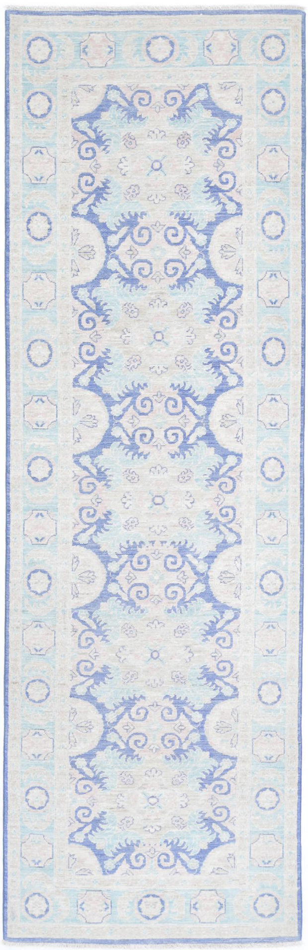 Hand Knotted Fine Serenity Wool Rug 2' 7" x 9' 6" - No. AT48282