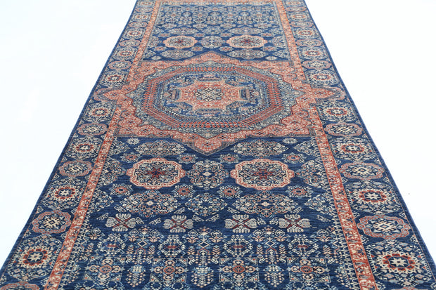 Hand Knotted Fine Mamluk Wool Rug 4' 9" x 15' 4" - No. AT29847
