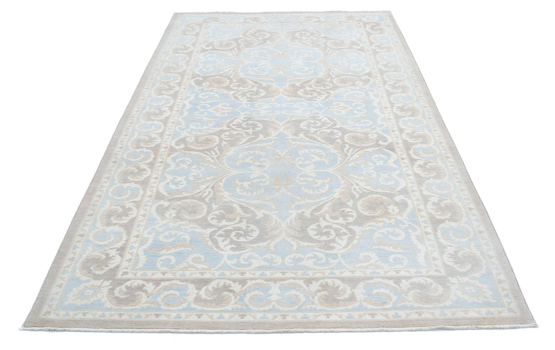 Hand Knotted Fine Serenity Wool Rug 5' 1" x 9' 8" - No. AT97138