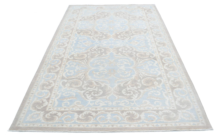 Hand Knotted Fine Serenity Wool Rug 5' 1" x 9' 8" - No. AT97138