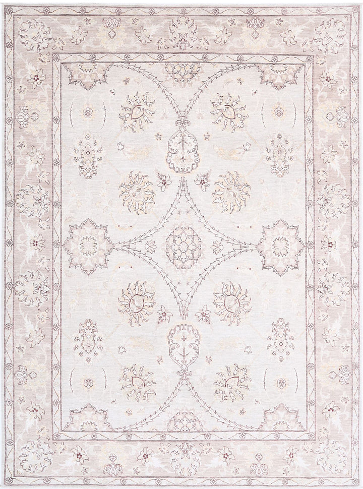 Hand Knotted Fine Serenity Wool Rug 8' 3" x 10' 10" - No. AT62238