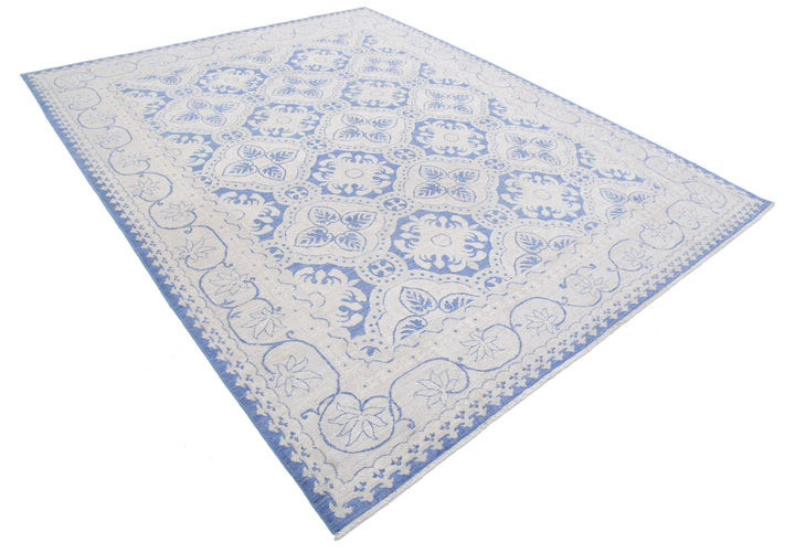 Hand Knotted Fine Serenity Wool Rug 7' 11" x 9' 9" - No. AT97593