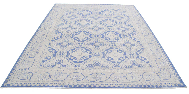 Hand Knotted Fine Serenity Wool Rug 7' 11" x 9' 9" - No. AT97593