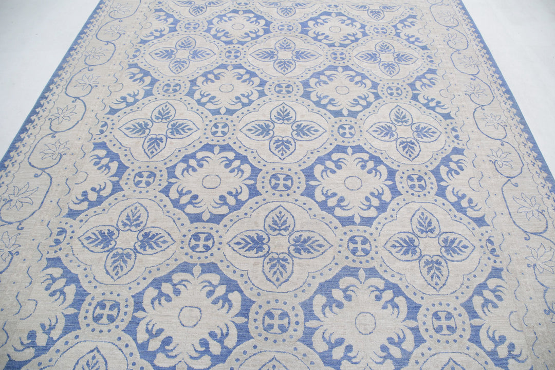 Hand Knotted Fine Serenity Wool Rug 7' 11" x 9' 9" - No. AT97593