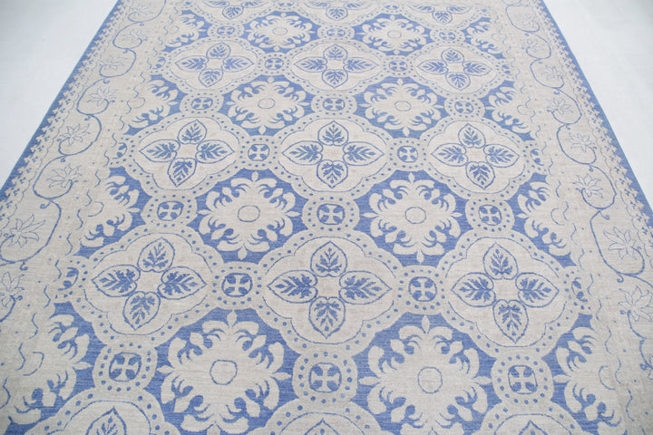 Hand Knotted Fine Serenity Wool Rug 7' 11" x 9' 9" - No. AT97593