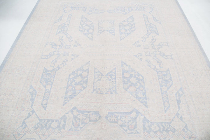 Hand Knotted Fine Serenity Wool Rug 7' 9" x 9' 2" - No. AT66197