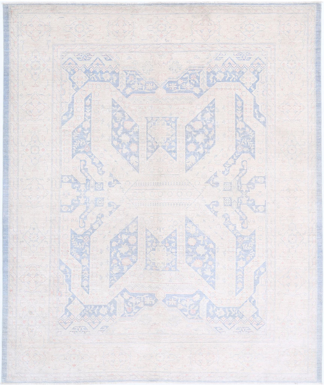 Hand Knotted Fine Serenity Wool Rug 7' 9" x 9' 2" - No. AT66197
