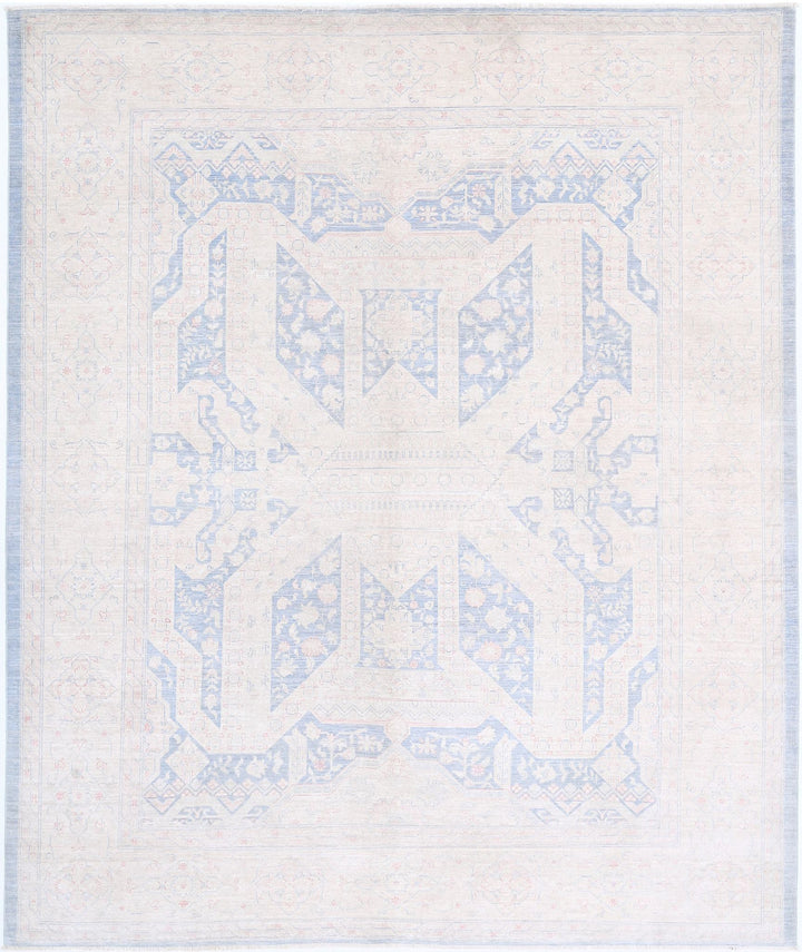 Hand Knotted Fine Serenity Wool Rug 7' 9" x 9' 2" - No. AT66197