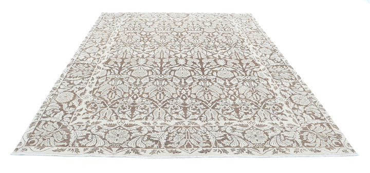 Hand Knotted Fine Serenity Wool Rug 7' 10" x 10' 3" - No. AT54072