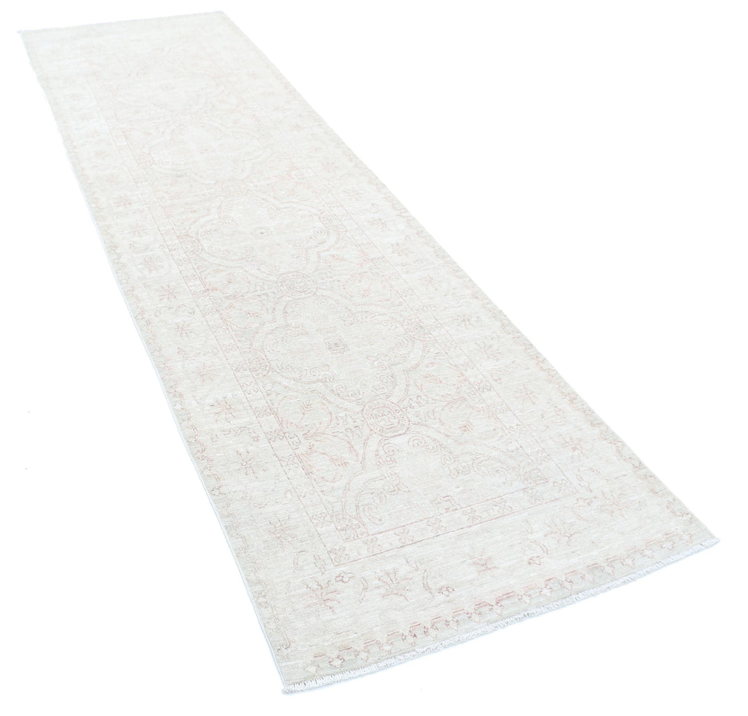 Hand Knotted Fine Serenity Wool Rug 2' 11" x 10' 1" - No. AT38701