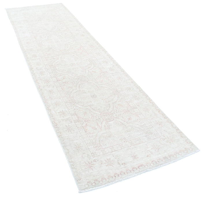 Hand Knotted Fine Serenity Wool Rug 2' 11" x 10' 1" - No. AT38701