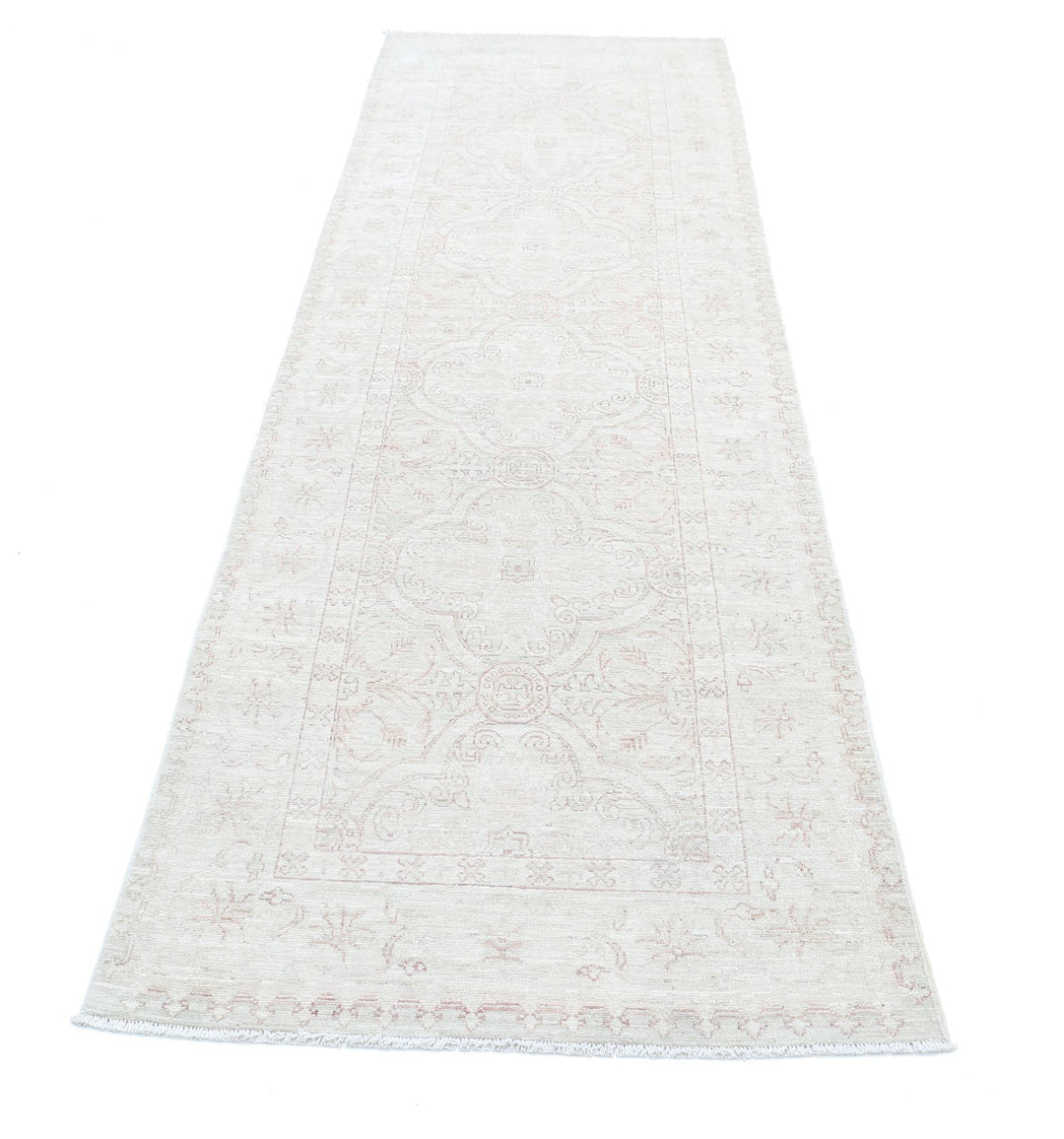 Hand Knotted Fine Serenity Wool Rug 2' 11" x 10' 1" - No. AT38701