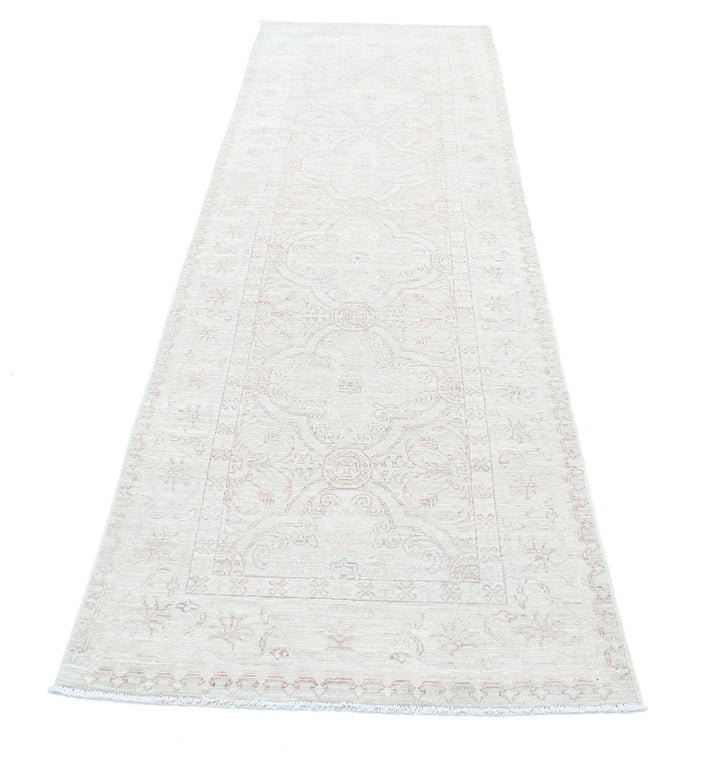 Hand Knotted Fine Serenity Wool Rug 2' 11" x 10' 1" - No. AT38701