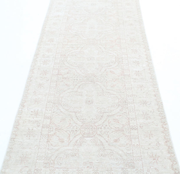 Hand Knotted Fine Serenity Wool Rug 2' 11" x 10' 1" - No. AT38701