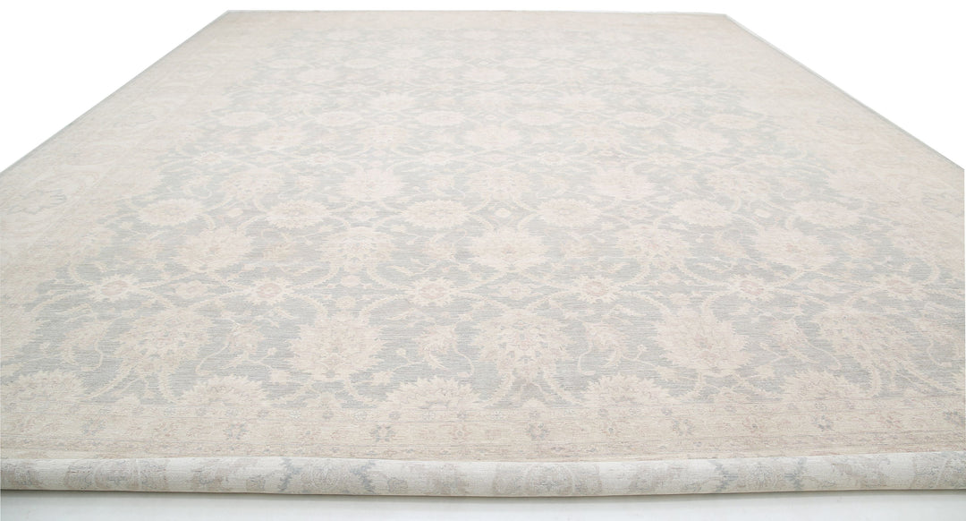 Hand Knotted Fine Serenity Wool Rug 17' 8" x 22' 0" - No. AT34883