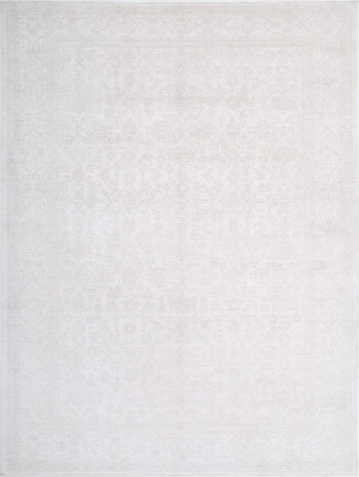 Hand Knotted Fine Serenity Wool Rug 10' 2" x 13' 4" - No. AT60988