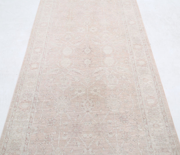 Hand Knotted Fine Serenity Wool Rug 3' 7" x 10' 1" - No. AT79057