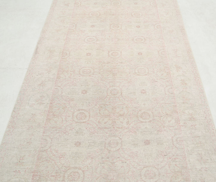 Hand Knotted Fine Serenity Wool Rug 3' 11" x 11' 0" - No. AT94111