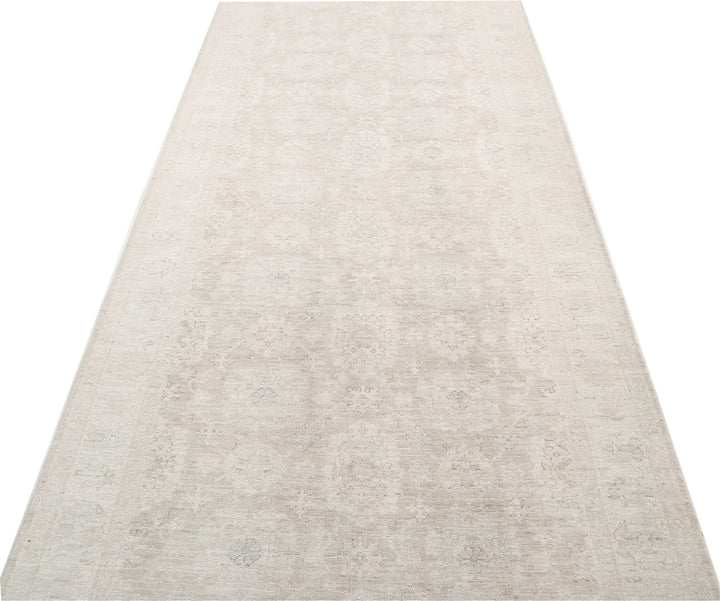 Hand Knotted Fine Serenity Wool Rug 4' 1" x 12' 4" - No. AT93778