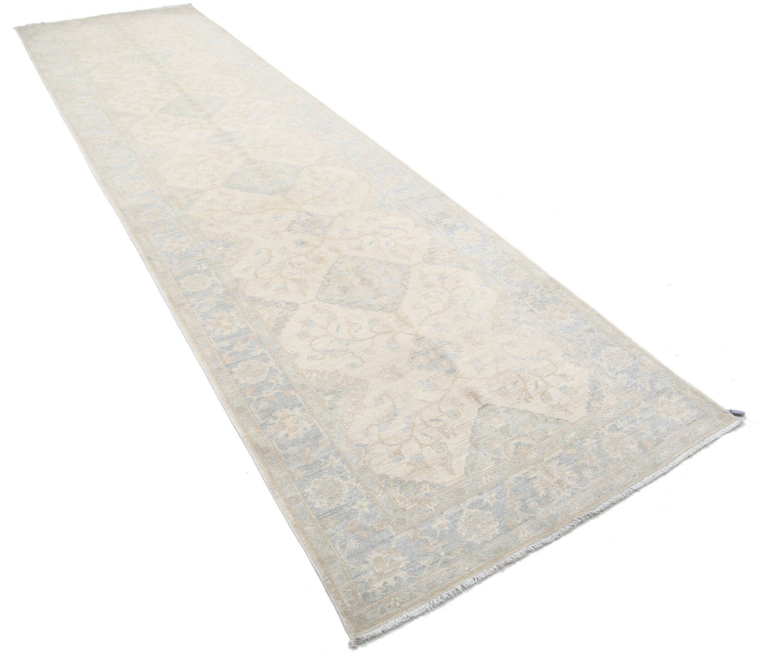 Hand Knotted Fine Serenity Wool Rug 4' 1" x 15' 0" - No. AT15401
