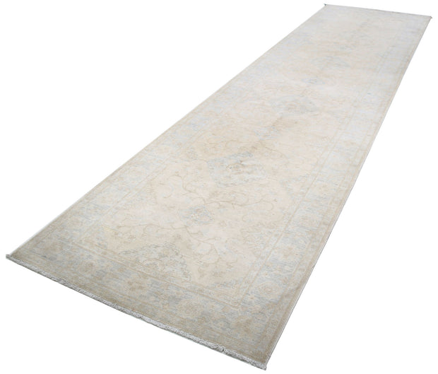 Hand Knotted Fine Serenity Wool Rug 4' 1" x 15' 0" - No. AT15401
